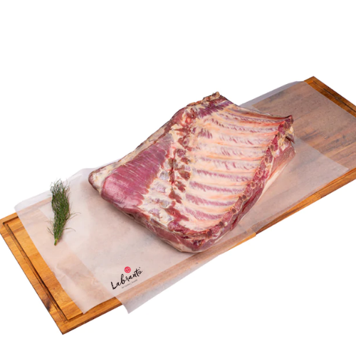 Costilla perfilada con piel x und - 8 libras