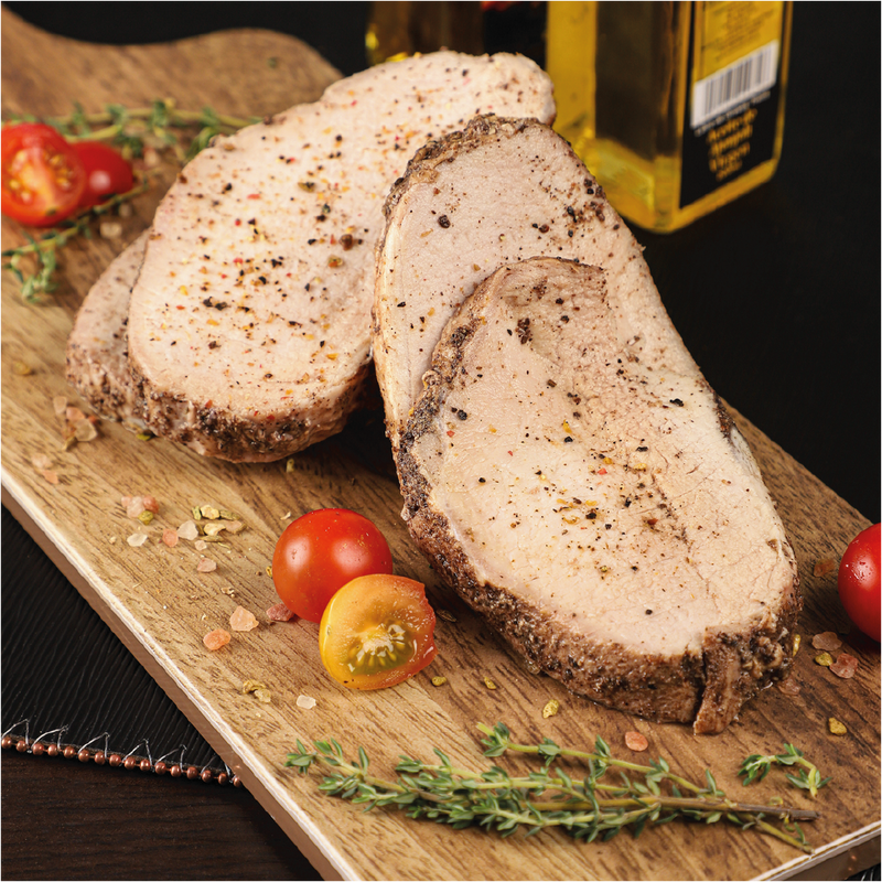 Medallones de lomo encostrado x 800 gr