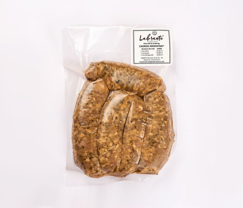 Chorizo Argentino x 5 und - 1 libra