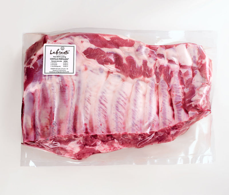 Costilla perfilada sin piel x und - 7 libras